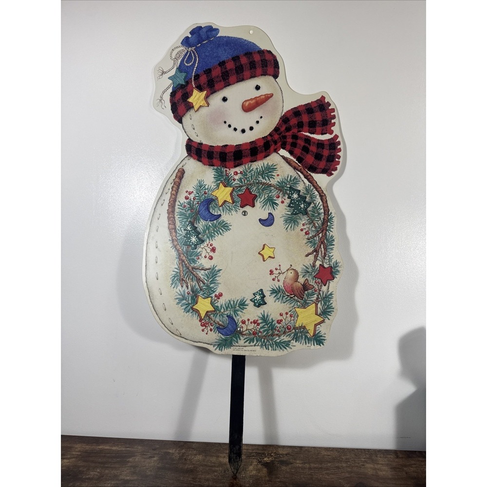 2001 JMC Impact Inc Yard Art Holiday Yard‎ Decoration Snowman
